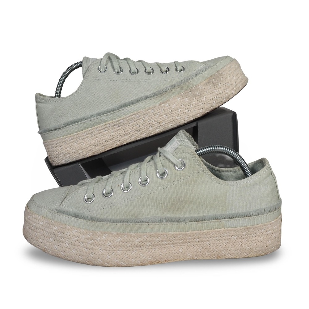 Converse Chuck Taylor AS Platform Espadrille Green Oxide Women's 8.5 567907C